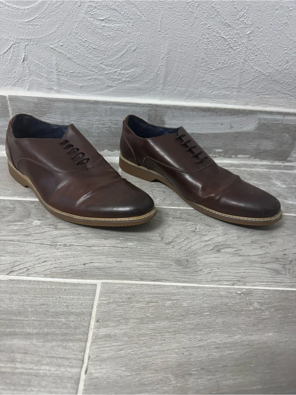 Steve Madden Men’s Brown Oxford Dress Shoes